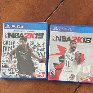 NAADAM NBA 2K19 & 2K18 PS4 Game Duo